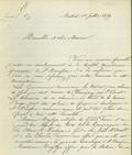 Document (Lettre de Mgr. Alex. Taché à Geo. Baby)