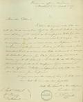 Document (Lettre d'É. P. Taché à Wm Berczy)