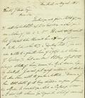 Document (Lettre de Thos. Thain à J. MacKenzie)