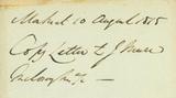 Document (Lettre de Thos. Thain à J. MacKenzie)