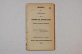 Brochure (Manuel ou règlement de la Société de tempérance dédié à la jeunesse canadienne). Page de titre