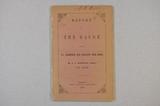 Brochure (Report on the gauge for the St.Lawrence and Atlantic Rail-road). Page de titre avec signature