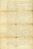 Document (Concession par Charles Lemoyne, baron de Longueuil à sa fille Charlotte, d'un fief noble au Petit Marais, dans la seigneurie de Longueuil)