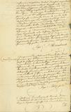 Document (Concession d'emplacement, rue St-François, par M. de Belmont à Joseph Sénécal)