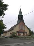 Église de Saint-Cyprien. Vue latérale
