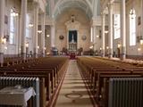 Église de Notre-Dame-de-Lourdes. Vue intérieure