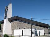 Église de Sainte-Bernadette-Soubirous. Vue latérale
