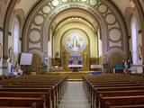 Église de Saint-Honoré. Vue intérieure