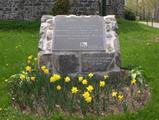 Plaque en hommage aux Missionnaires Oblats de Marie-Immaculée. Vue avant