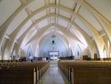 Église de Saint-Odilon. Vue intérieure