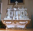 Tabernacle de l'autel latéral droit. Vue générale