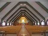 Église de l'Immaculée-Conception. Vue intérieure vers l'autel