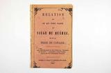 Brochure (Relation de ce qui s'est passé au siège de Québec, et de la prise du Canada). Page de titre