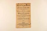 Brochure (Minutes of proceedings in the House of Commons of the Imperial Parliament in the session of 1834 : relative to an inquiry into the extent, causes and consequences of the prevailing vice of intoxication, with extracts from the report of the Committee of the Said House on the subject, also an incident on the Maine law). Page de titre