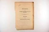Brochure (Règlements de la Compagnie du chemin de fer de la rive Nord). Page de titre