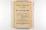 Brochure (The female emigrant's guide, and hints on Canadian housekeeping). Page de titre