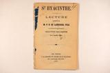 Brochure (St Hyacinthe : lecture donnée par M. P.B. de LaBruère, fils, à la première séance publique du "Cercle d'union" de St. Hyacinthe, le 3 juillet 1859). Page de titre