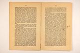 Brochure (St Hyacinthe : lecture donnée par M. P.B. de LaBruère, fils, à la première séance publique du "Cercle d'union" de St. Hyacinthe, le 3 juillet 1859). Intérieur de l'imprimé avec notes manuscrites