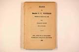Brochure (Éloge de Messire C.F. Painchaud, fondateur du Collège de Ste. Anne). Page de titre