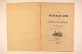 Brochure (The legendary lore of the Lower St. Lawrence). Page de titre