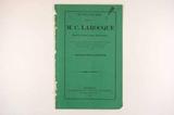 Brochure (Discours prononcé par M. C. Larocque, curé de Saint Jean Dorchester : à l'occasion de la bénédiction de la première pierre de l'église des RR. PP. Jésuites, dédiée au Sacré-Coeur de Jésus, à Montréal le dimanche de la Sainte Trinité, 22 mai 1864). Page de titre