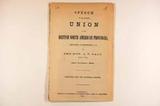 Brochure (Speech on the proposed union of the British North American provinces : delivered at Sherbrooke). Page de titre