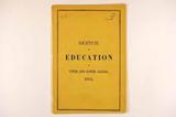 Brochure (Sketch of education in Upper and Lower Canada, 1864). Page de titre