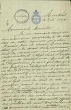 Document (Lettre de Georges Baby à Charles Langelier)