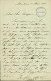 Document (Lettre de Horace Baby à Georges Baby)