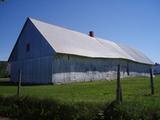 Grange-étable. Côté nord-est. Vue arrière