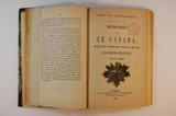 Brochure (Mémoires sur le Canada : Études sur l'instruction publique chez les canadiens-français). Page de titre avec vignette