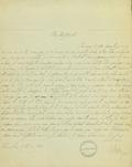 Document (Lettre de François Baby à Joseph Baby)