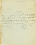 Document (Lettre de François Baby à Joseph Baby)
