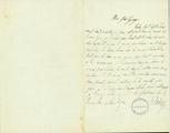 Document (Lettre de François Baby à Georges Baby)
