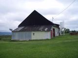Grange-étable. Côté ouest. Vue latérale