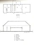 Grange-étable. Plan