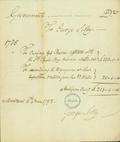 Document (Account to Government for curing 94 persons afflicted with St. Paul's Bay disease)