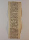 Brochure (L'entente cordiale). Coupure de presse, première partie