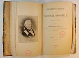 Brochure (Documents inédits sur le colonel de Longueuil). Page de titre avec frontispice