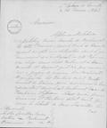 Document (Requête de François Authier et 5 autres électeurs du comté de Rouville à Austin Cuvillier, orateur du parlement, pour but d'élection pour remplacer Alphonse Melchior de Salaberry, devenu fonctionnaire)