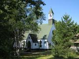 Chapelle Tadoussac Protestant Chapel. Vue latérale