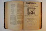 Brochure (Tables tournantes : nouvelles de l'autre monde = Spiritual rappings !!! : correspondances, &c. &c.). Page de titre avec note manuscrite attribuant l'ouvrage à Louis Ricard