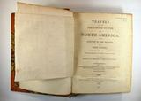 Livre (Travels through the United States of North America, the country of the Iroquois, and Upper Canada, in the years 1795, 1796, and 1797 : with an authentic account of Lower Canada (Tome I) (Ex. II)). Page de titre