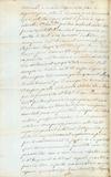 Document (Marché pour travaux de construction entre Joseph Lecomte et James McGill, P. L. Panet, Robert Symes et Geo. Selby, commissaires pour distribution de l'argent approprié à l'aide des communautés religieuses)