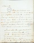 Document (Lettre de l'abbé X. O. Bruneau à De Lavaltrie)