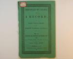 Brochure (Chronicles of Canada; being a record of Robert Gourlay, Esquire, now Robert Fleming Gourlay. No. 1. Concerning the convention and gagging law, 1818, Mr. Gourlay's arrest and trial, etc. etc. etc). Page de titre