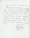 Document (Lettre d'A. Buchanan à  H. O. Andrews)
