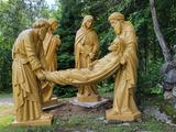 Site patrimonial du Calvaire-d'Huberdeau. Jésus est mis au tombeau