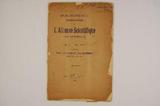 Livre (Bibliothèque internationale de l'Alliance scientifique universelle, tome 1, fascicule 3). Page de titre