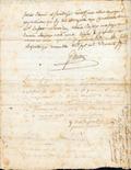 Document (Procuration au chevalier D'Aillebout par les héritiers D'Aillebout, relativement à la succession de Pierre D'Aillebout)